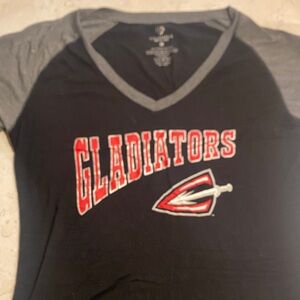 Colosseum Black and Gray Gladiators Tee